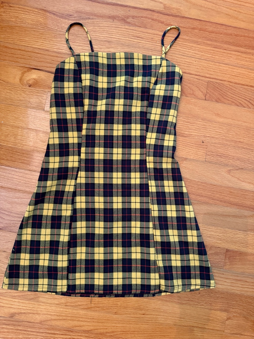 LunaChix Yellow Plaid 90s Clueless Dress